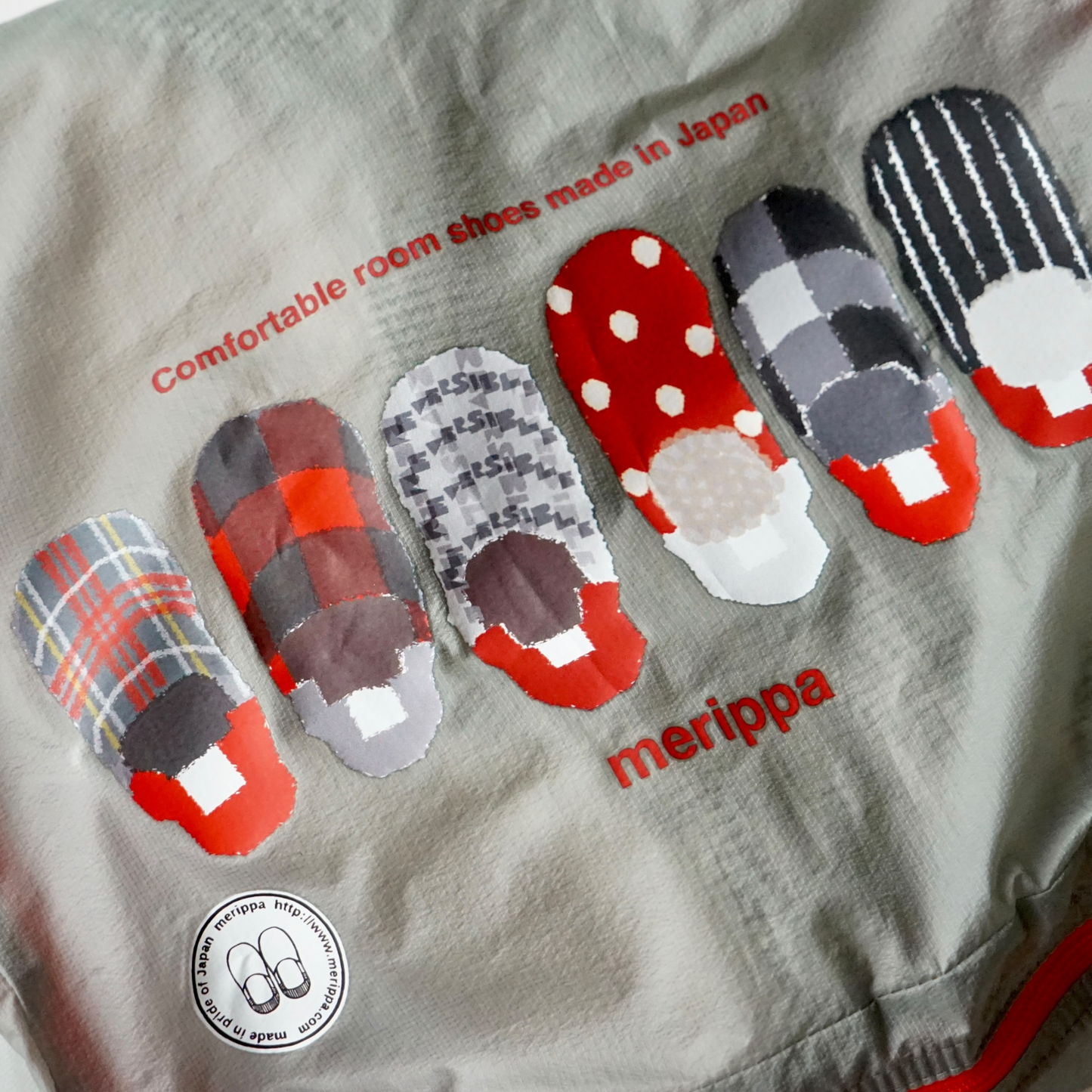 ORGANIZER AIR　Nylon Shoe bag with zipper