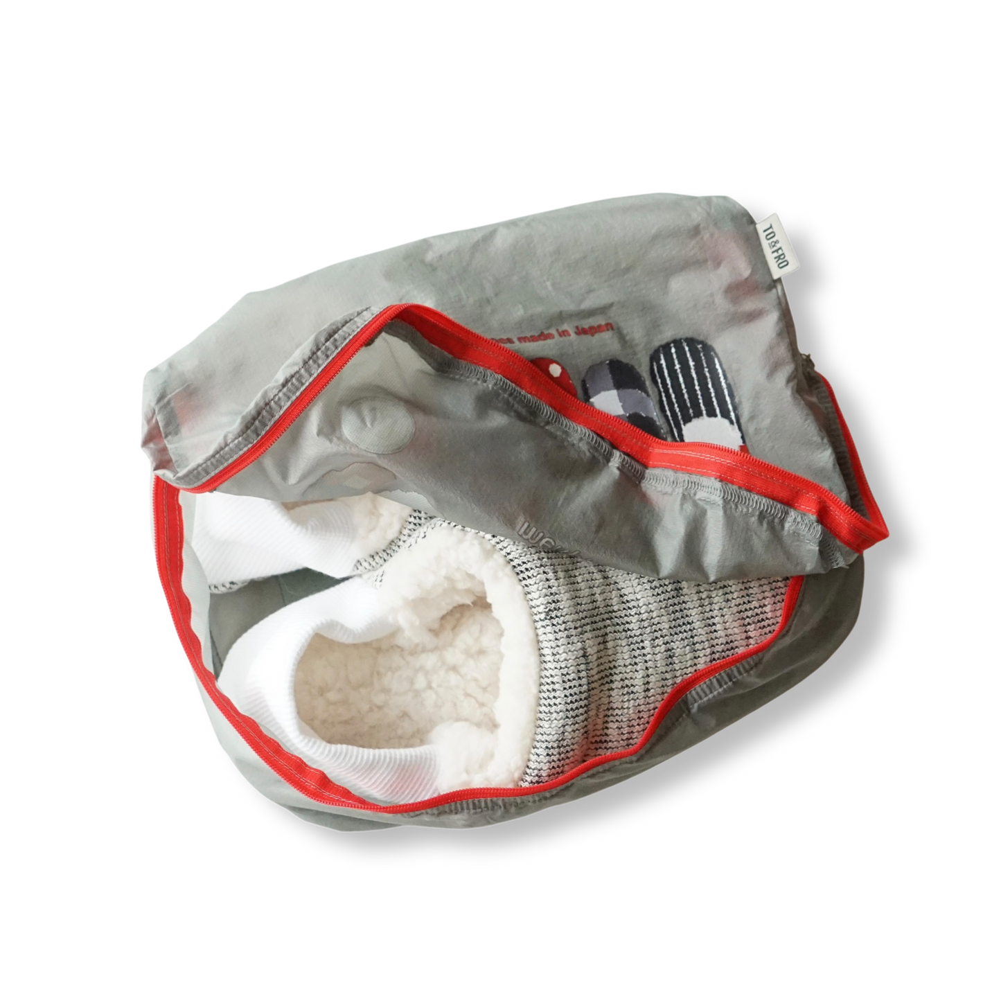 ORGANIZER AIR　Nylon Shoe bag with zipper